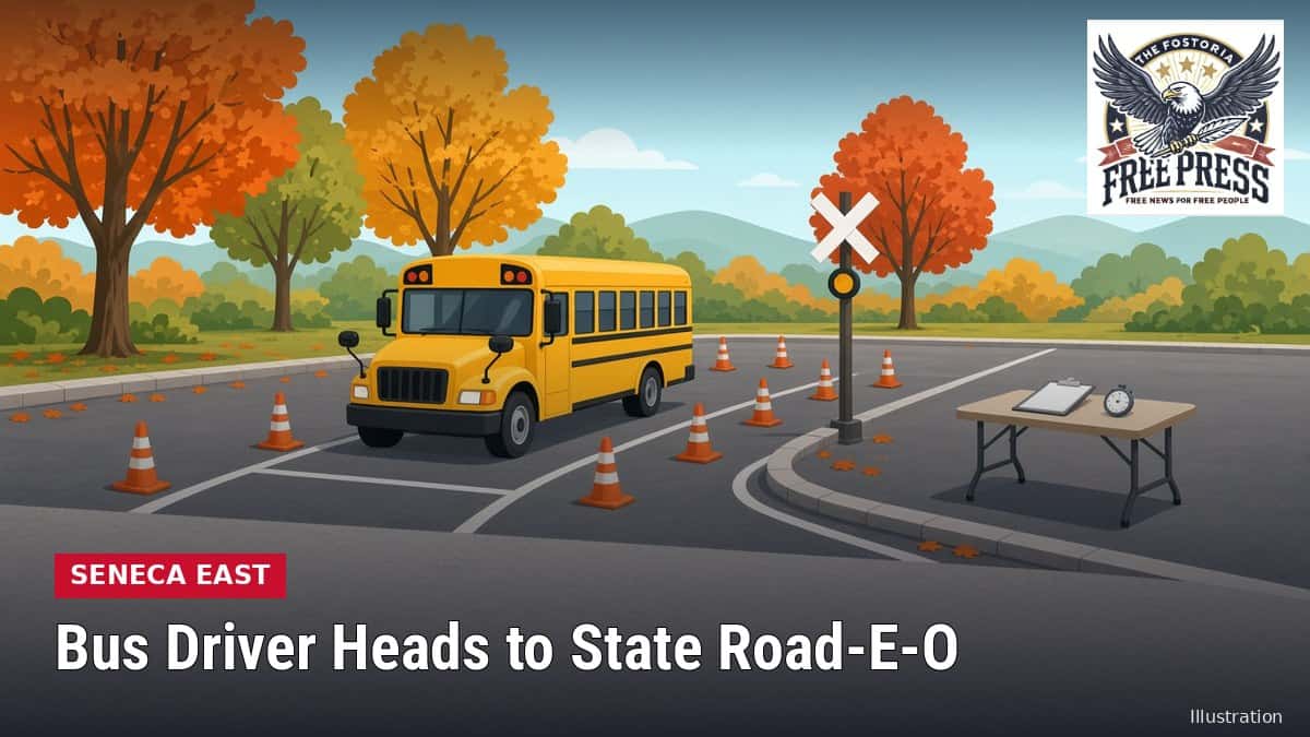 Illustration: ATTICA | Seneca East Bus Driver Teresa Felter Wins Regional Road-E-O, Competes for State Title Saturday